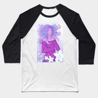 Snow Flower Baseball T-Shirt